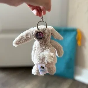 Jellycat | Toys | Jellycat Blossom Beige Bunny Petal Bag Charm